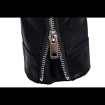 Asymmetric Zip-Up Biker Jacket for Men - View 2