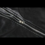 Asymmetric Zip-Up Biker Jacket for Men - View 5