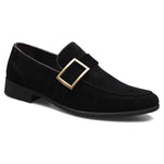 Buckle Strap Suede Loafers for Men - View 5