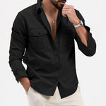 Button-Down Cargo Shirt for Men - View 10