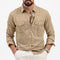 Button-Down Cargo Shirt for Men - Khaki
