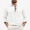 Button-Down Cargo Shirt for Men - White
