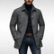 Button-Down Collar Coat for Men