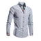 Button-Down Cotton Oxford Shirt for Men - Gray