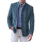 Button-Down Suede Blazer for Men
