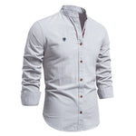Button-Down Linen Shirt for Men - View 12