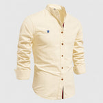 Button-Down Linen Shirt for Men - View 14