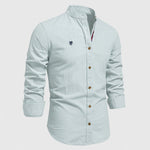 Button-Down Linen Shirt for Men - View 6