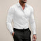 Button-Down Long Sleeve Shirt for Men - White