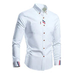 Button-Down Pointed Collar Shirt for Men