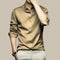 Button-Down Silk Shirt for Men - Khaki