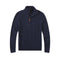 Cable Knit Half Zip Sweater for Men - Navy