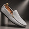 Canvas Slip-On Loafers for Men - Gray