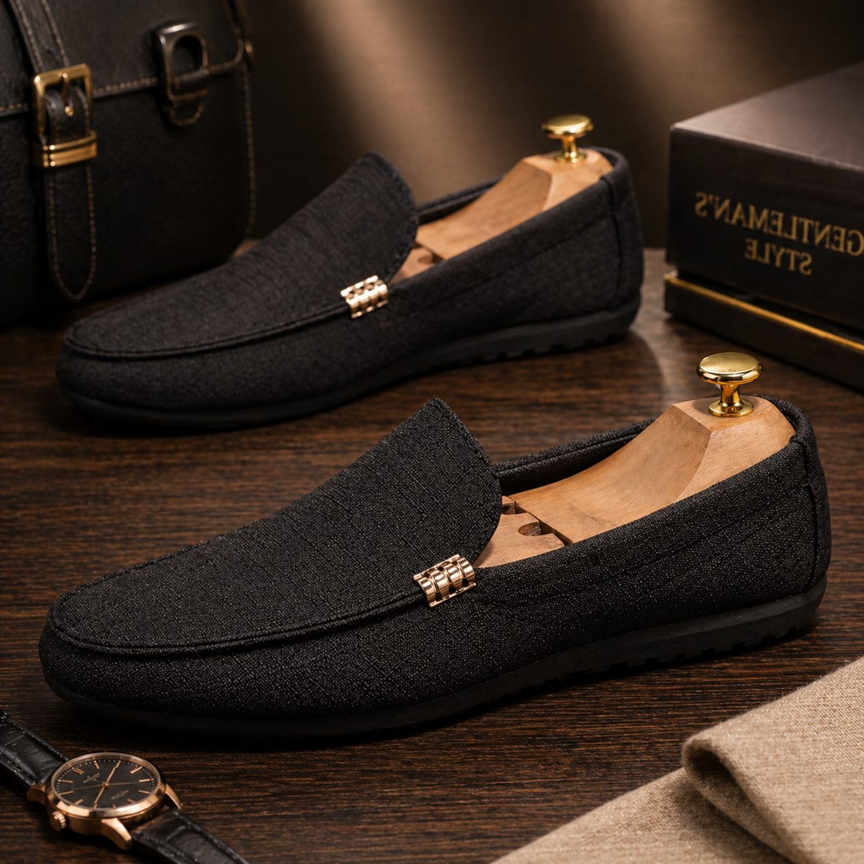 Canvas Slip-On Loafers for Men - View 7