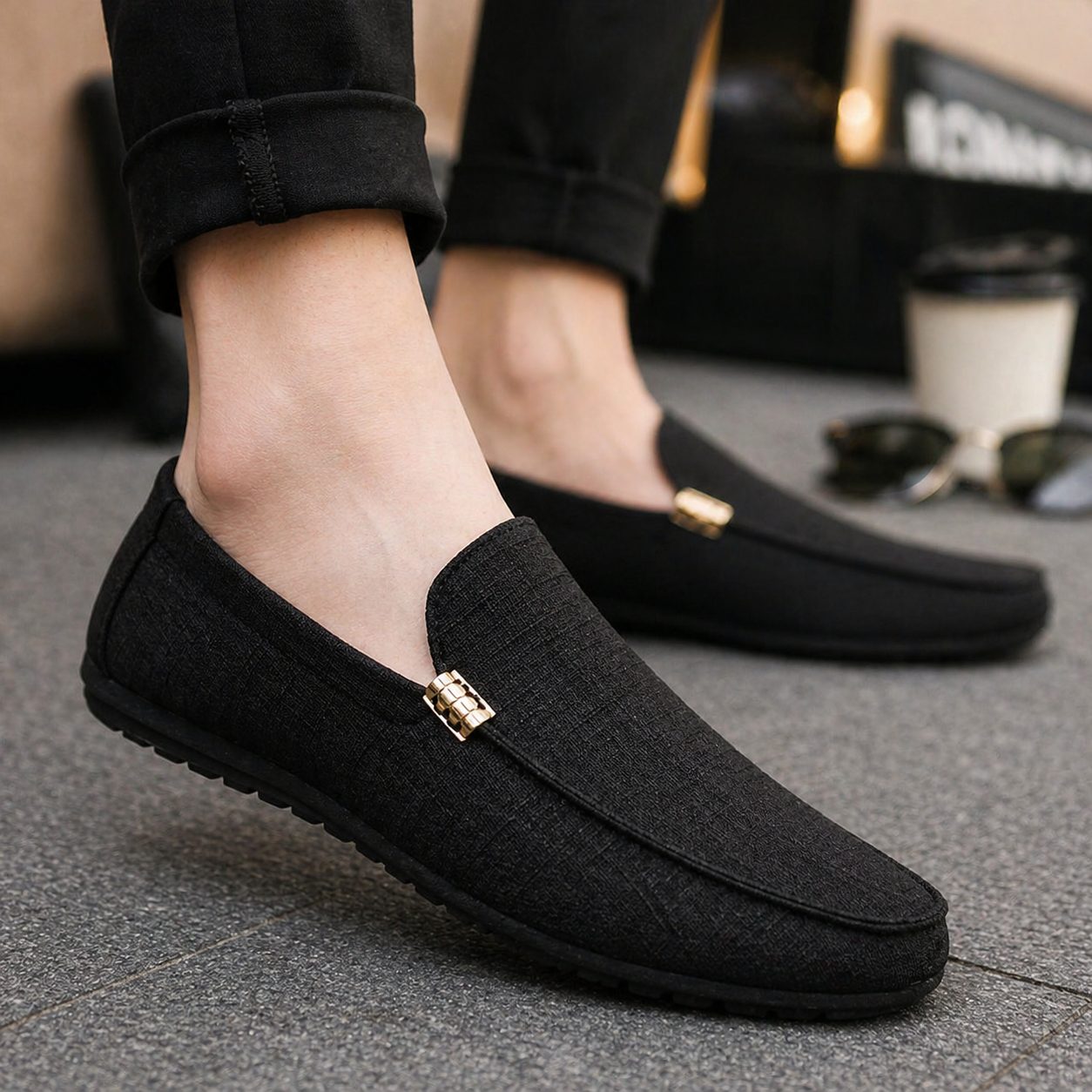 Canvas Slip-On Loafers for Men - View 9