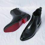 Cap-Toe Chelsea Boots for Men - Black