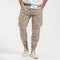 Cargo Jogger Pants with Multi-Pocket for Men - Beige