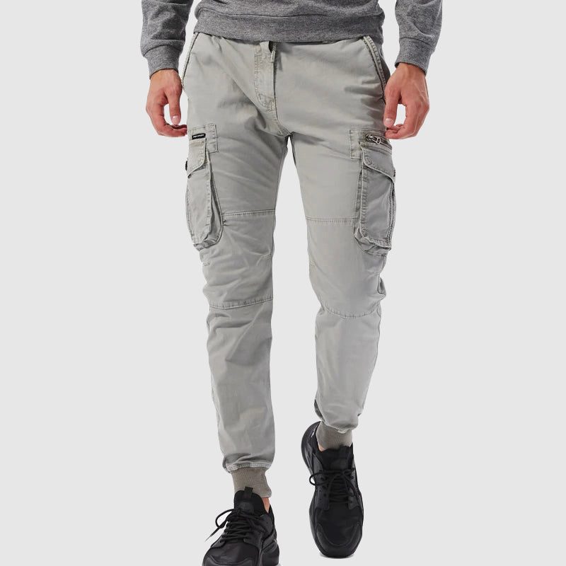 Cargo Joggers with Cuff Hem for Men - View 4