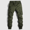 Cargo Joggers with Cuff Hem for Men - Green