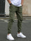 Cargo Joggers with Tapered Ankle for Men - Military Green