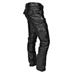 Cargo Leather Biker Trousers for Men - View 5