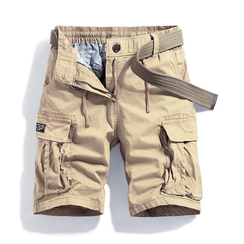 Cargo Shorts with Belt for Men