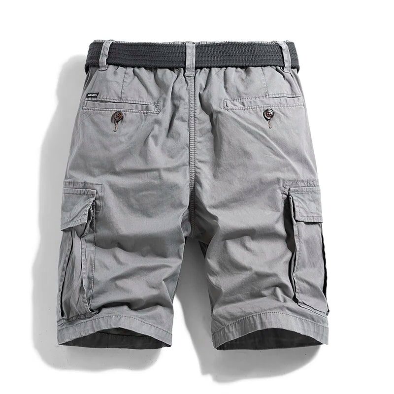 Cargo Shorts with Belt for Men - View 5