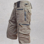 Cargo Shorts with Multi Pockets for Men - Light Brown