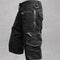 Cargo Shorts with Multi Pockets for Men - Black