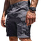 Cargo Shorts with Utility Pockets for Men - Grey