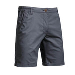 Chino Shorts with Welt Pockets for Men - Gray