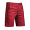 Chino Shorts with Welt Pockets for Men - Red