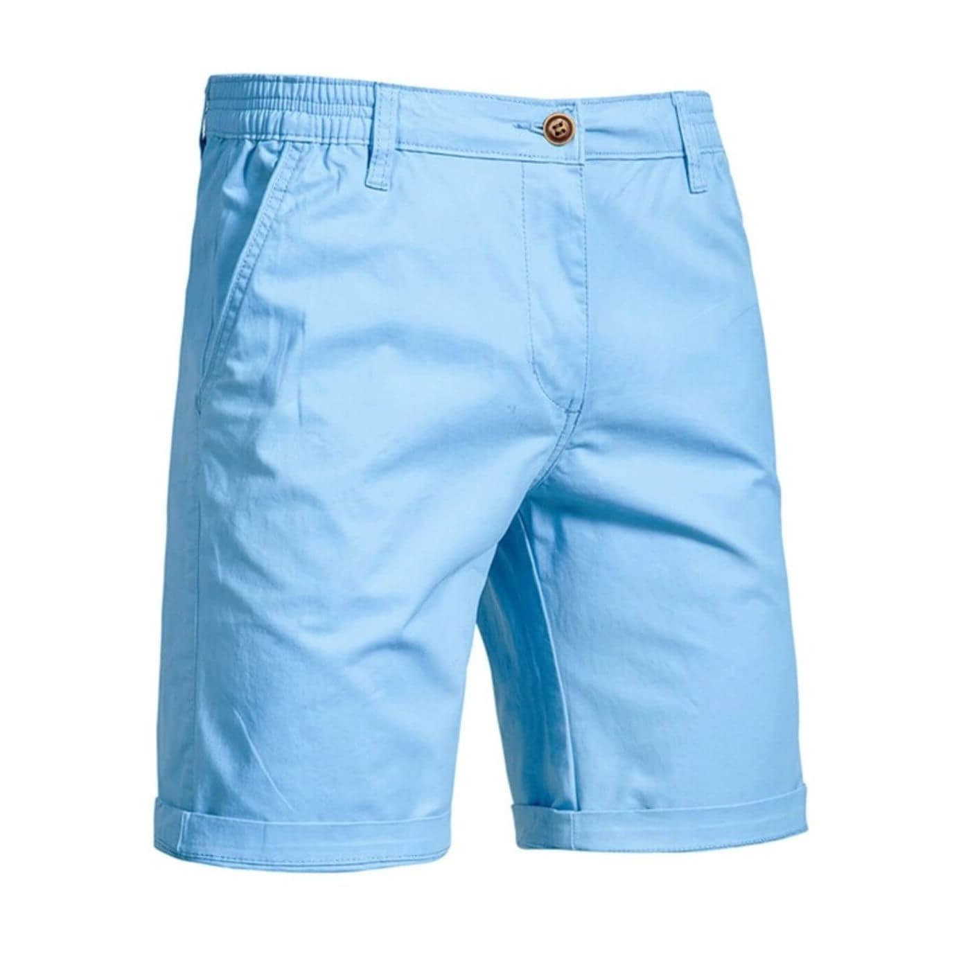 Chino Shorts with Welt Pockets for Men - View 2