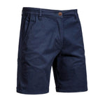Chino Shorts with Welt Pockets for Men - Navy Blue