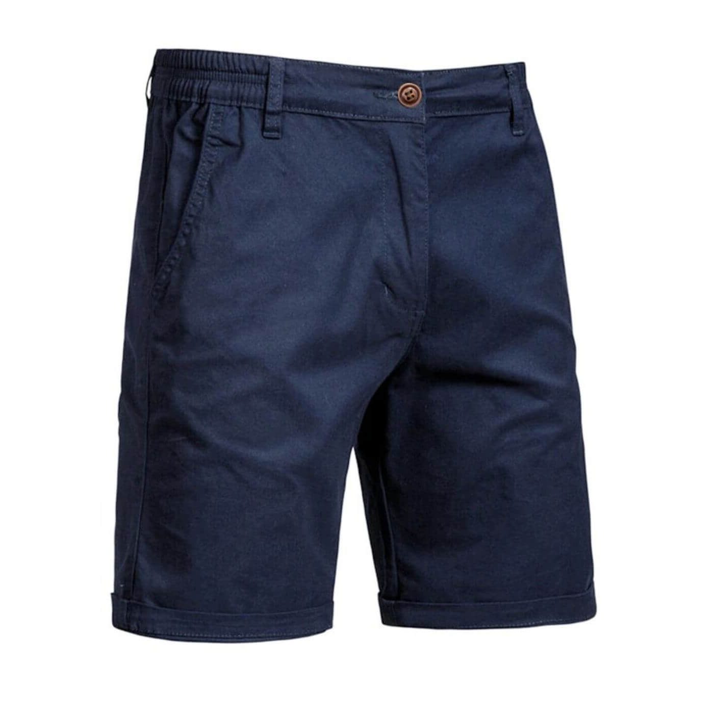 Chino Shorts with Welt Pockets for Men - Navy Blue