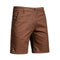 Chino Shorts with Welt Pockets for Men - Brown
