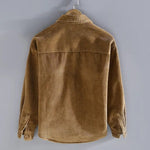 Corduroy Button-Down Overshirt for Men - View 5