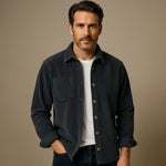 Corduroy Button-Down Shirt for Men
