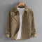 Corduroy Button-Down Shirt for Men - Khaki