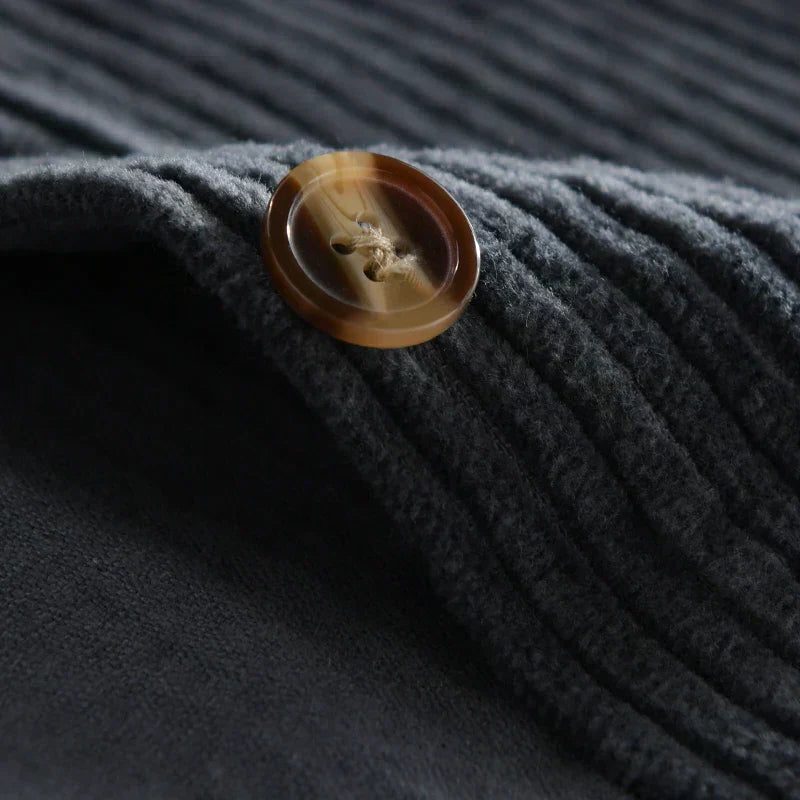 Corduroy Relaxed Fit Overshirt for Men - View 7