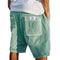 Corduroy Shorts with Welt Pockets for Men - Green