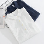 Cotton-Linen Popover Shirt for Men - View 4