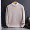 Crew Neck Ribbed Knit Jumper for Men - Camel