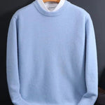 Crew Neck Ribbed Knit Jumper for Men - View 3