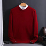 Crew Neck Ribbed Knit Jumper for Men - View 4
