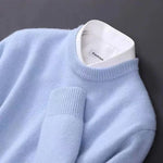 Crew Neck Ribbed Knit Jumper for Men - View 5