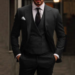 Double-Breasted Blazer Set for Men