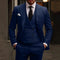 Double-Breasted Blazer Set for Men - Navy