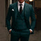Double-Breasted Blazer Set for Men - Green