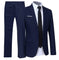 Double-Breasted Suit Set for Men - Blau